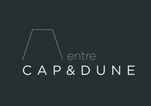 Logo de valerie manaud-millas entre CAP & DUNE_abat-jour du Bassin d'Arcachon
